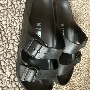 Birkenstock Black Two-Strap EVA Sandals